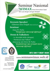 Seminar Nasional WIMAX 2009
